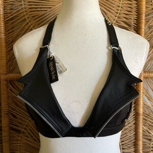 Jungle Tribe Night Rider Leather Bra